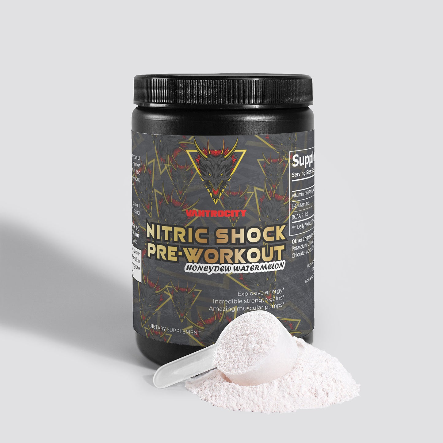 Nitric Shock Pre-Workout (Honeydew Watermelon)