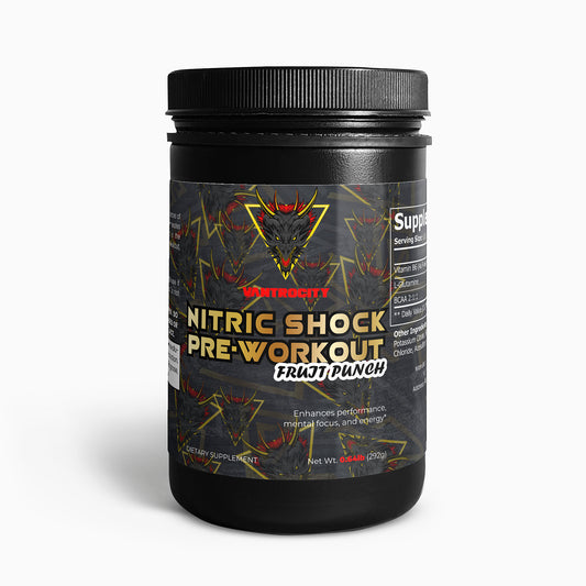 Nitric Shock Pre-Workout Powder (Fruit Punch)